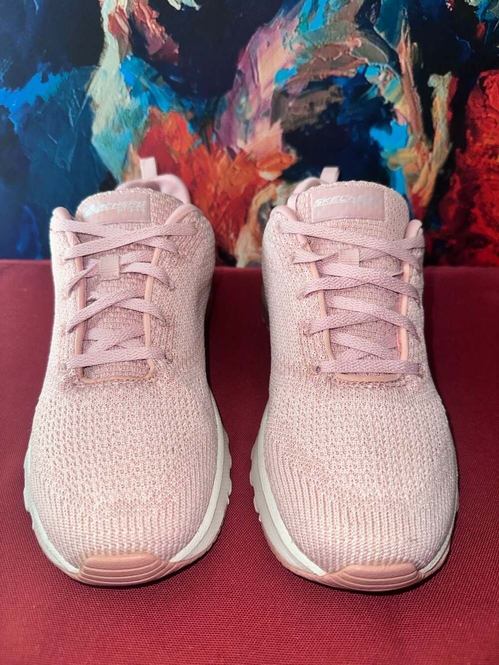 No.13 Skechers Skech-Air Extreme Sneakers Size 7.5 Rose Pink Air Cooled